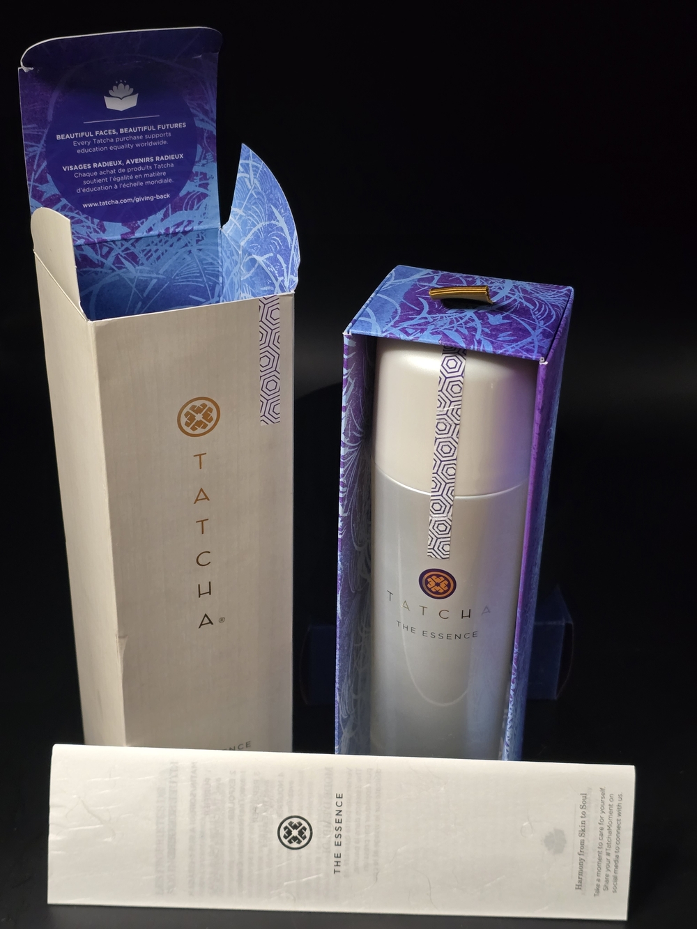 Tatcha The Essence Toner - Pearl White & Purple Accents